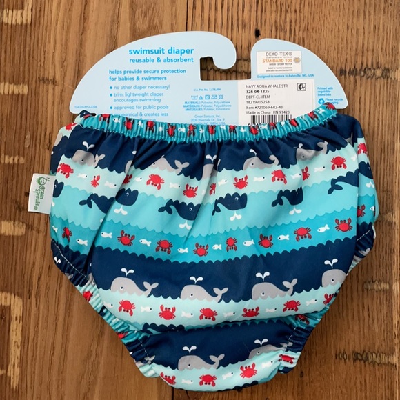 i Play by Green Sprouts Swimsuit Diaper - Picture 2 of 2